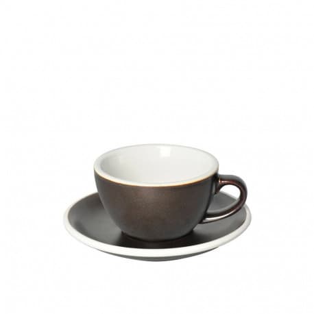 LOVERAMICS Egg Cappuccino Cup 200ml Gunpowder
