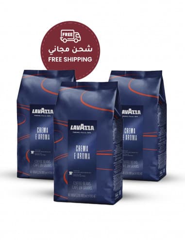 Lavazza Crema e Aroma Coffee Beans (Pack of 3 - 1 Kg)