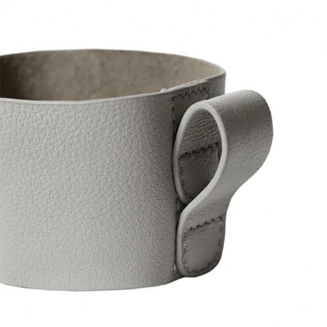 GREY Leather Sleeve for 12oz - Fressko
