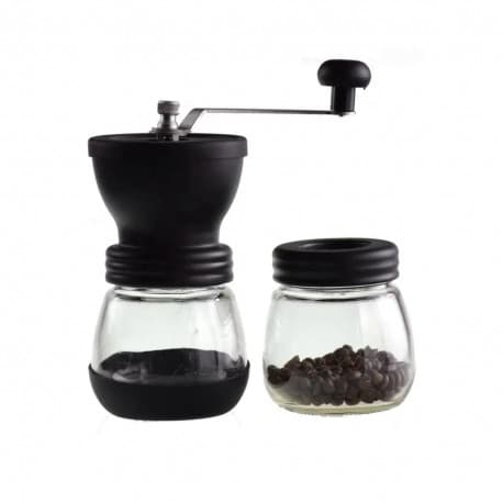 Manual Grinder With a Jar Ceramic & Glass