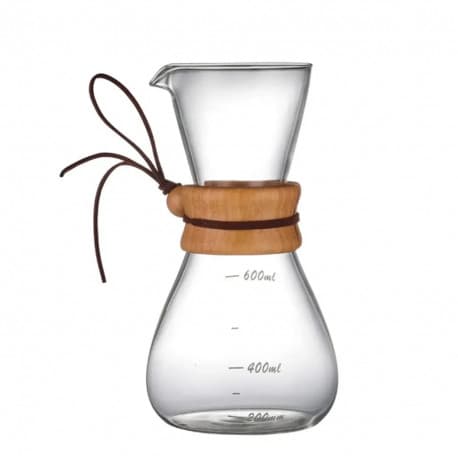 600ml Glass Drip Pot - Design 02