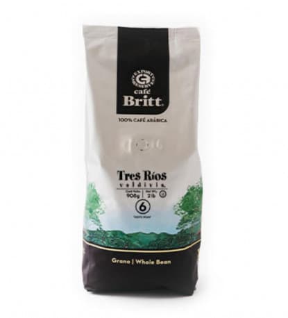 CafeBritt coffee beans Vildivia  costatican "Tres Rios"908 G