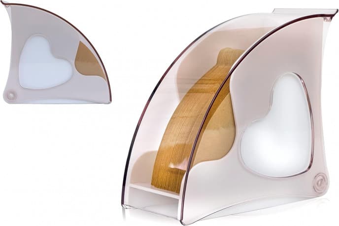 Coffee paper filter holder drawer white