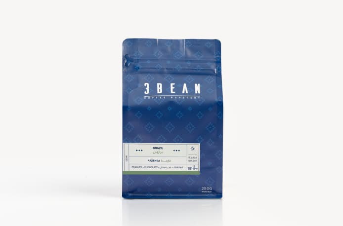 3bean Roastery Brazil Fazenda Coffee Beans 250g