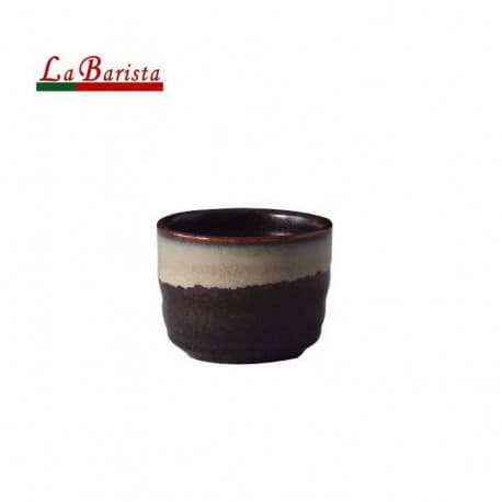 Brown pottery coffee cup, size 150 ml, LB-844