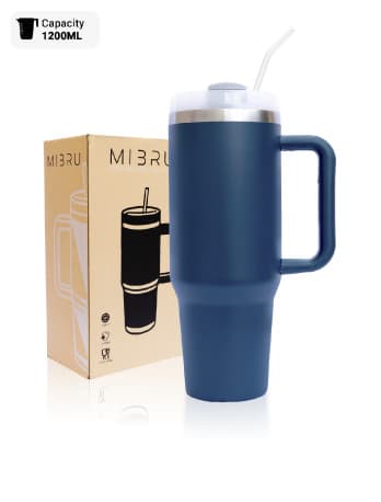 vacuum thermos Coffee cup 40oz Dark Blue