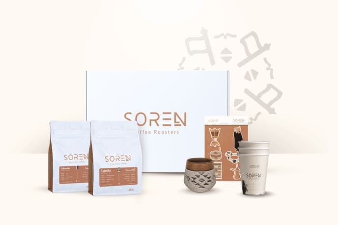 May Box – Two 250g Coffee Beans with Cups - Soren Coffee Roasters