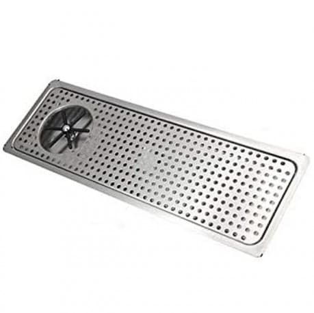 MIBRU Pitcher RINSER with Side Sprays Drain and Drip Tray for Barista Coffee Bar 21X63 cm