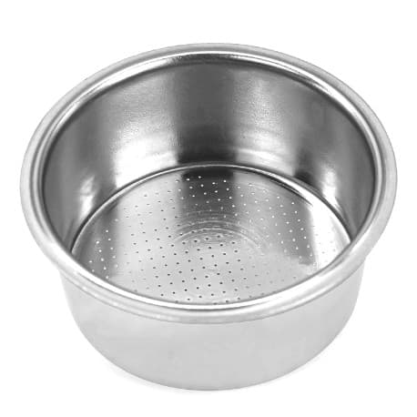 MIBRU Coffee 51mm Filter Espresso Basket 51mm Stainless Steel Double Cup Powder Bowl Reusable Replacement For Portafilter Delong