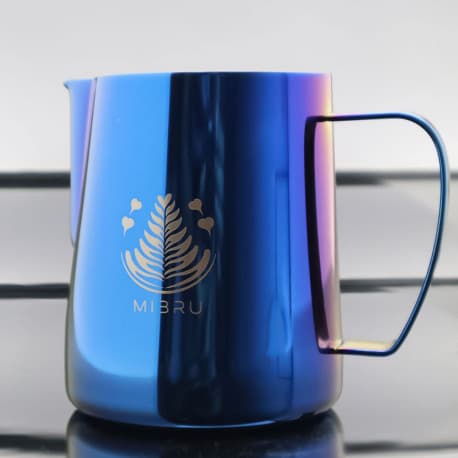 Mibru Professional 600ml Stainless Steel Milk Pitcher - Blue