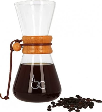 Barista Genie Glass Coffee Server Heat-Resistant Glass 600Ml