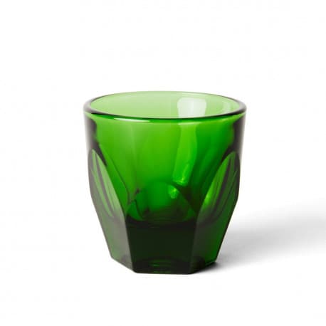 notNeutral VERO Glass Cappuccino, 6 oz., Emerald Green