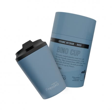 River Ceramic Interior Reusable Cup 8oz - Fressko
