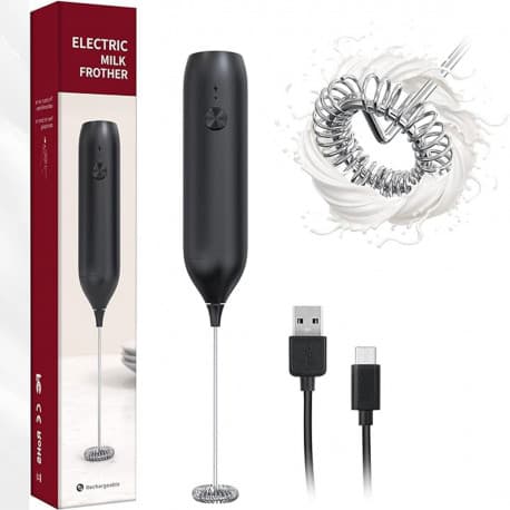 Coffee milk frothing pen rechargeable type-c J-148