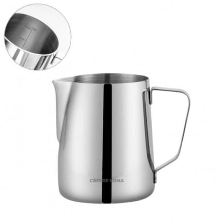 Cafede Kona Teflon Coated Milk Pitcher 300 ml silver