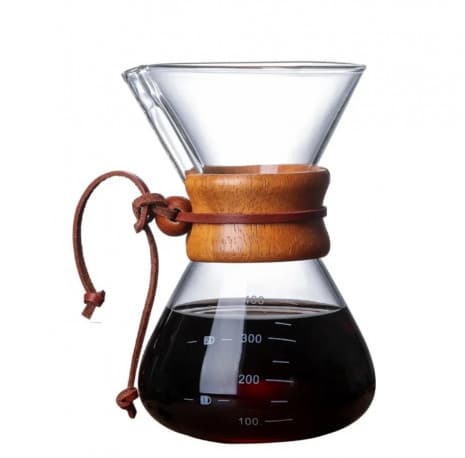 400ml Glass Drip Pot - Design 01
