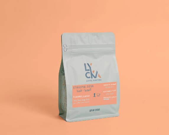 LYCKA Roastery ETHIOPIA NENSEBO Coffee Beans 250g