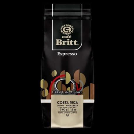 CafeBritt Costa Rican coffe beans Espresso 300 G