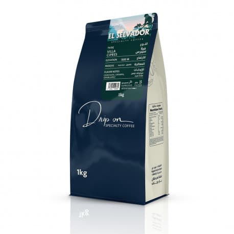 Drip on Specialty Coffee Roasted Beans - Whole Beans 1Kg El Salvador