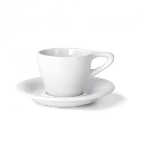 Lino Single Cappuccino Cup & Saucer, White 177 ML