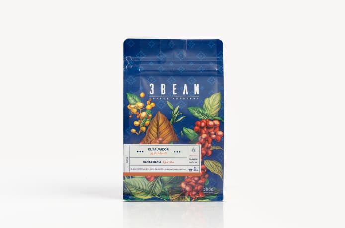 3Bean Roastery El Selvador Santa Maria Coffee Beans 250g