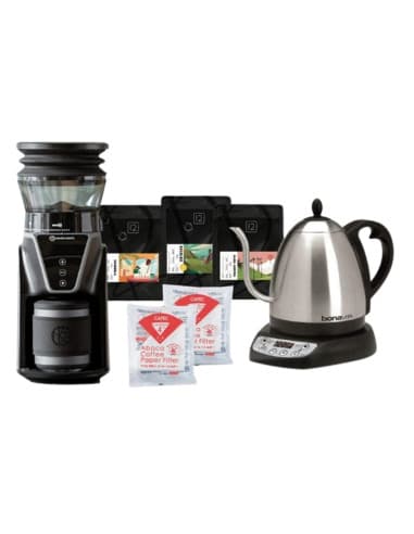 Professionals Package Nadonado Grinder & Brewista kettle & Coffee box & 2 Cafec Filters