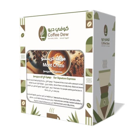 Coffee Dew Roastery Mont Cristo Espresso 250 grams (Whole Beans).