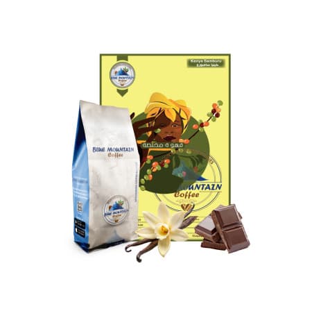 Blue Mountain Kenya Sambru, Roasted Coffee Beans - 250gm