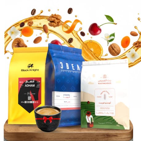 Mibru Luxury Whole Coffee Beans - Special Pack of 3 | Premium Arabica Blend