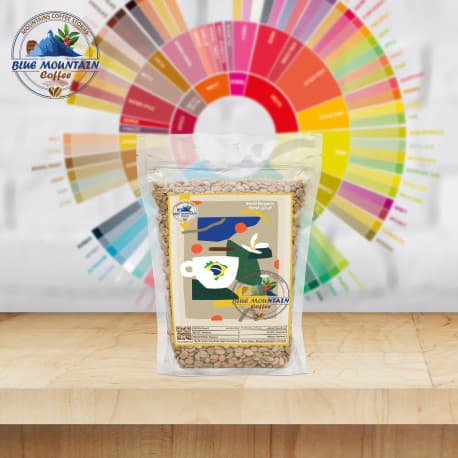 Blue Mountain Brazil Mogiana, Green Coffee Beans - 1Kg