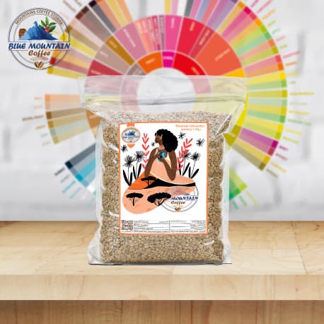 Blue Mountain Rwanda Gihambo, Green Coffee Beans - 5Kg