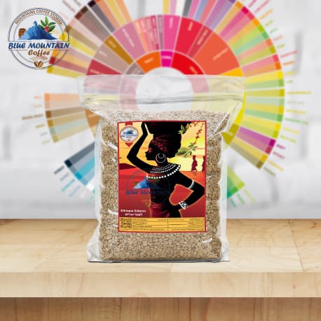 Blue Mountain Ethiopia Sidamo, Green Coffee Beans - 5Kg