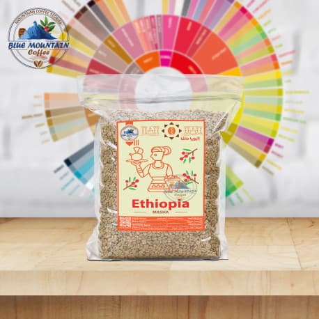 Blue Mountain Ethiopia Masha, Green Coffee Beans - 5Kg