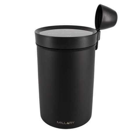 Aqahi Millary Coffee Storage Container with Electronic Air Tight System | 1+ 1 Free